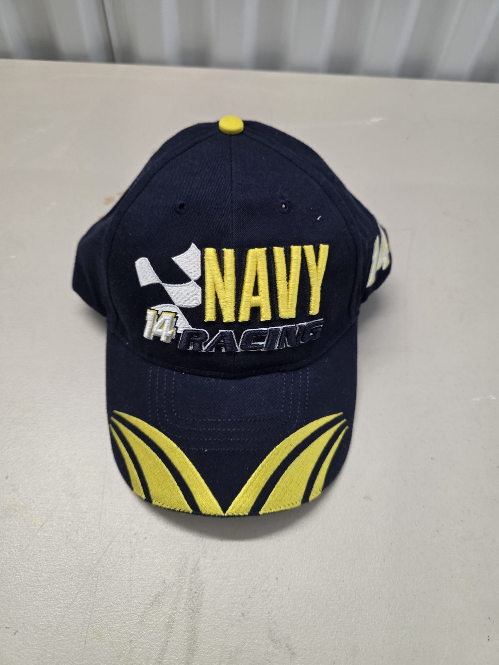 Navy Racing Fitz Bradshaw Racing Hat Cap New